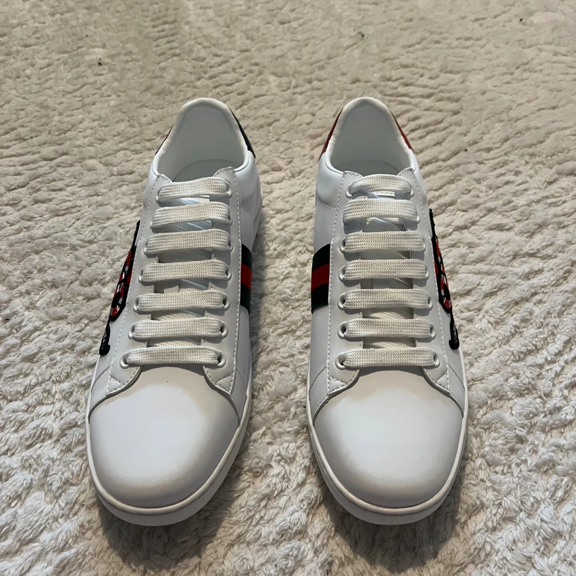 Gucci Ace sneakers med orm och ränder - 3