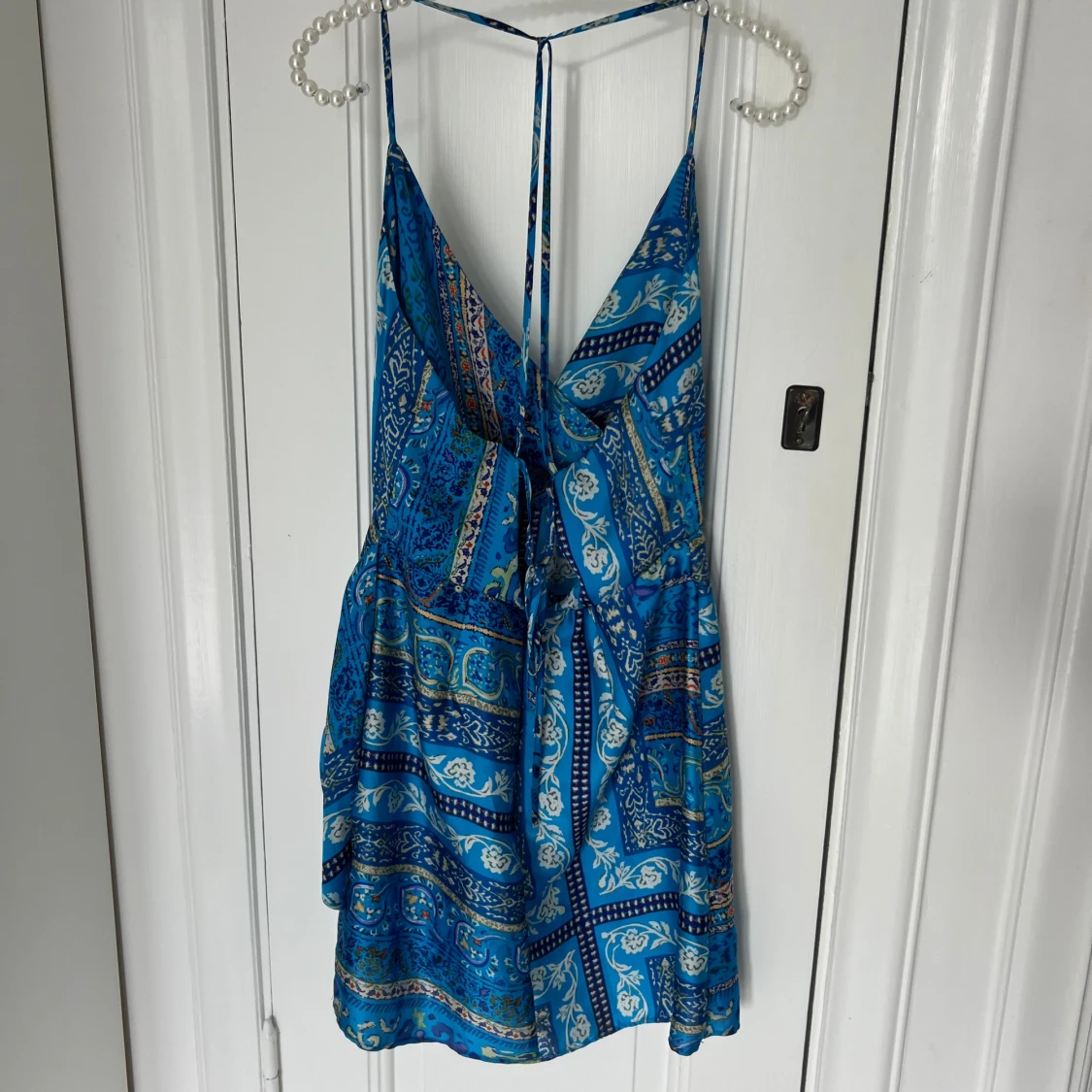 Blå omlottklänning från Zara - 1