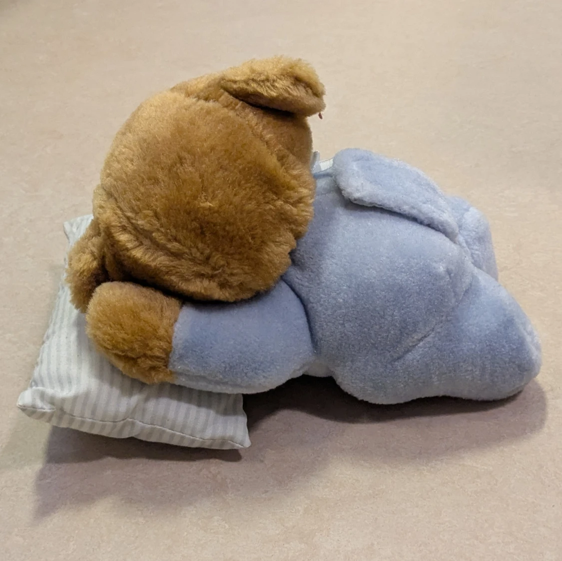 Söt björn liggande på en kudde - 4