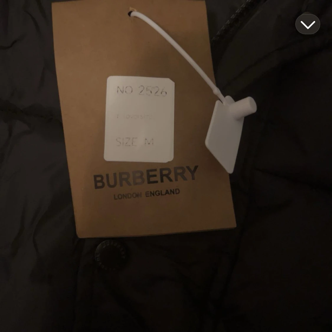 Svart pufferjacka från Burberry M - 1