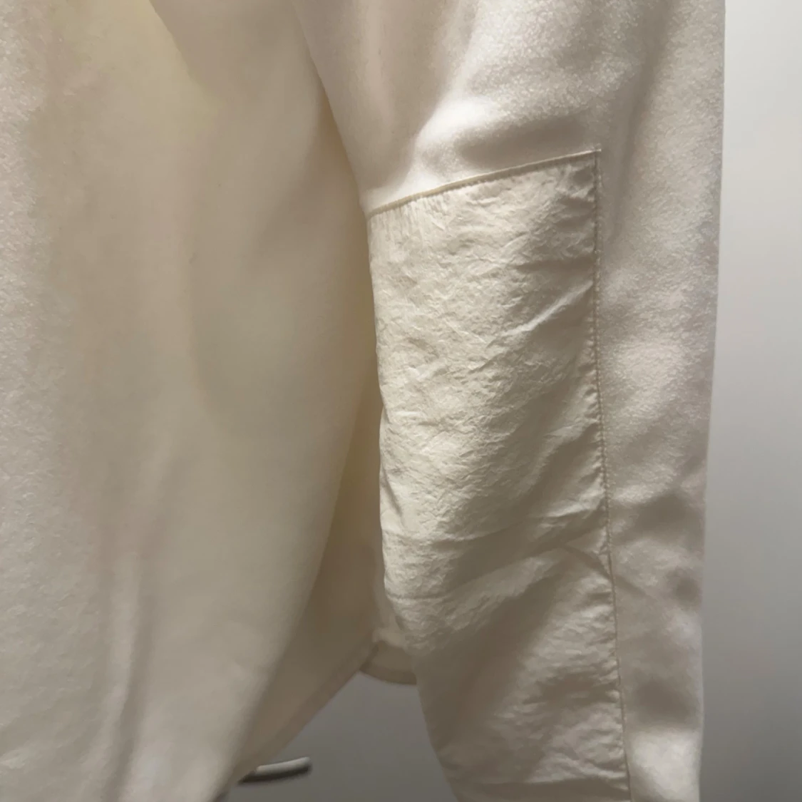 Vit fleecejacka från H&M Move - 3