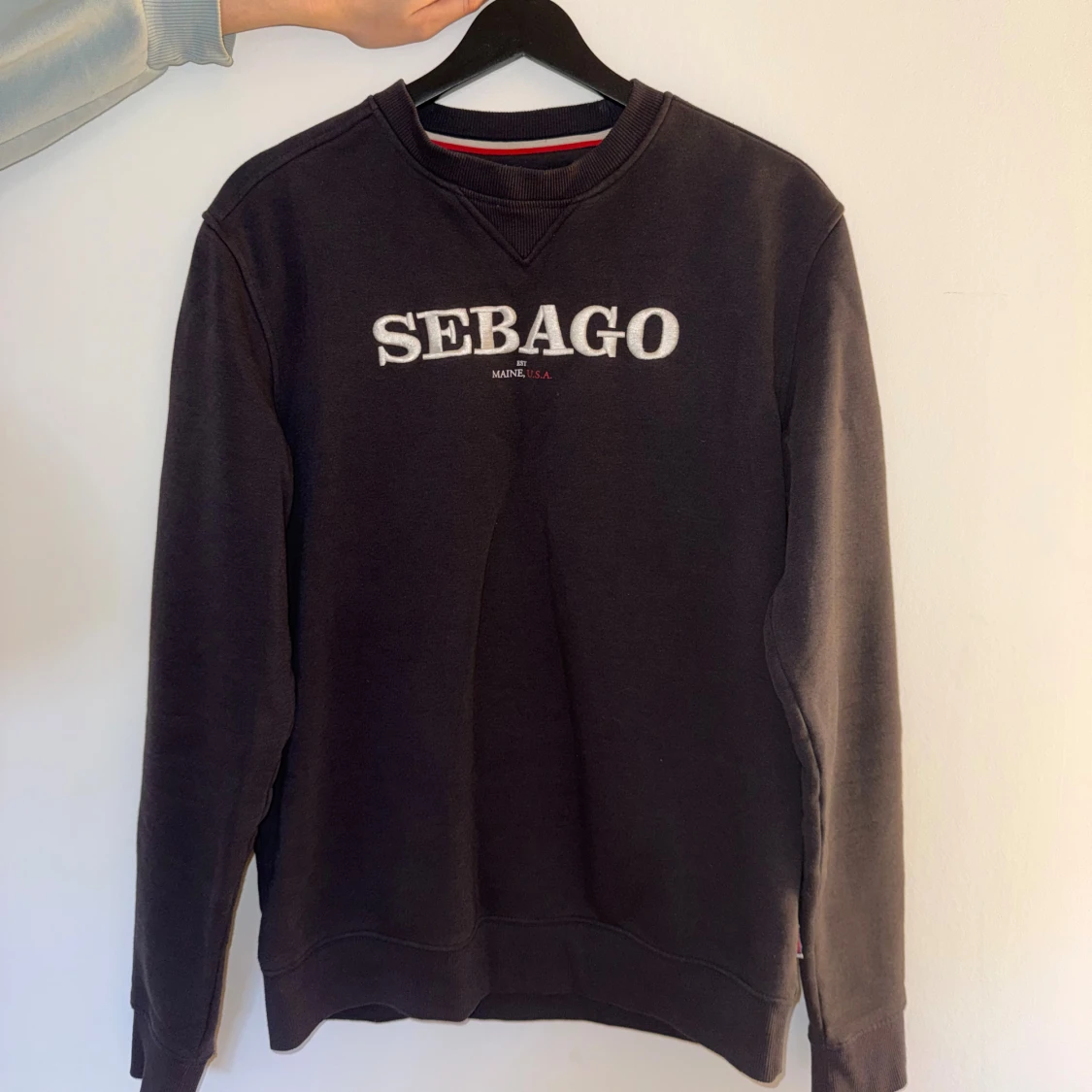 Svart Sebago sweatshirt i bomull
