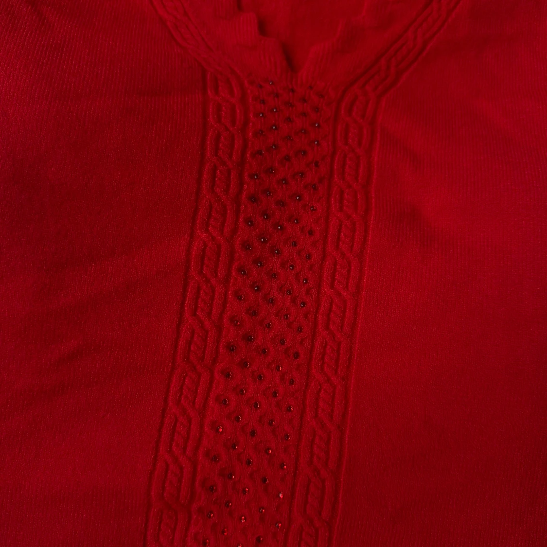 Fin röd tröja  - 1