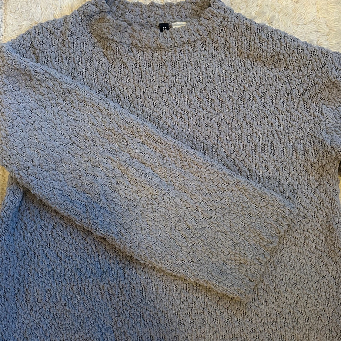 Grå stickad tröja från H&M - 3