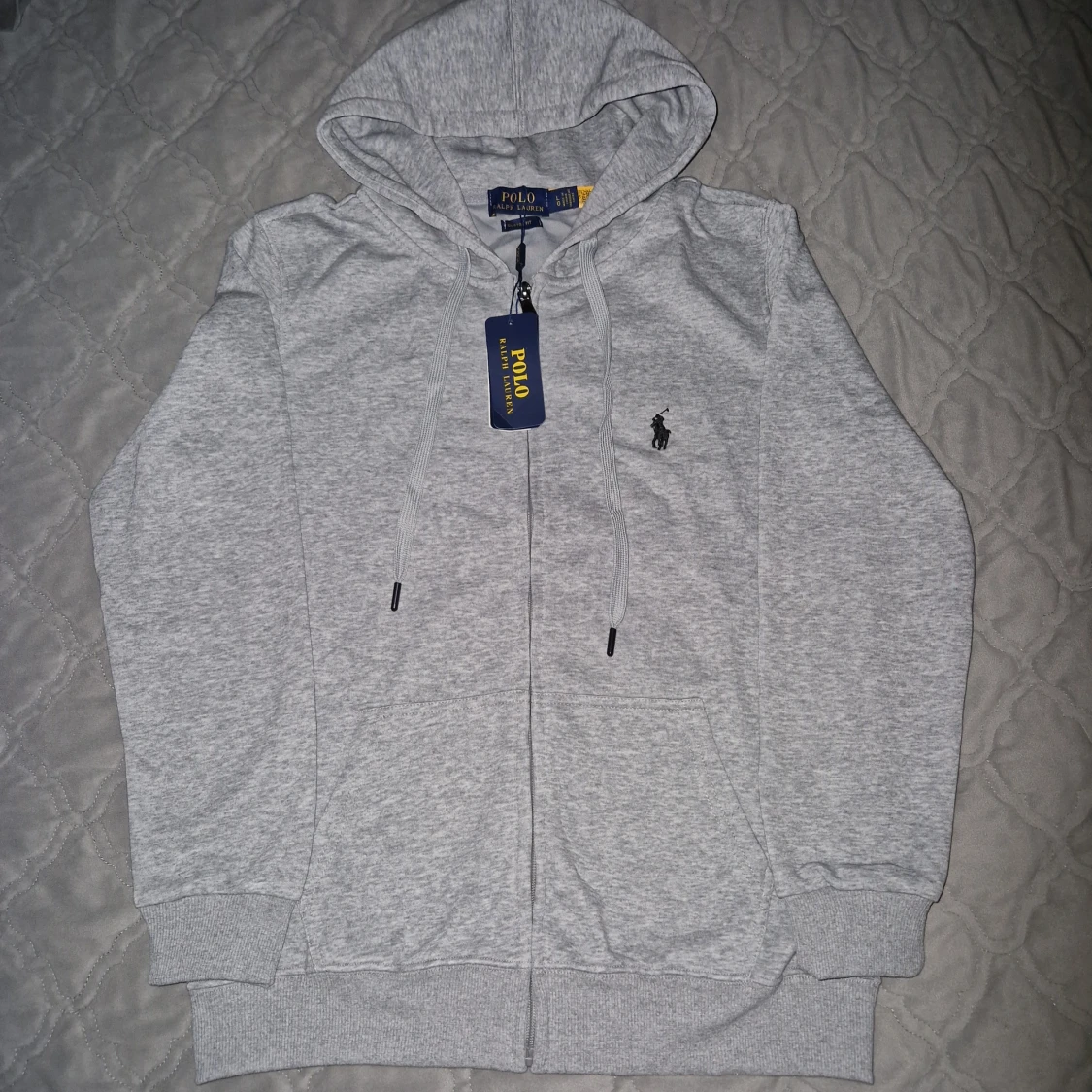 Grå hoodie från Polo Ralph Lauren