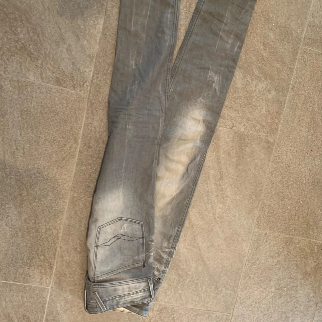 Replay grå jeans med slitningar - 2