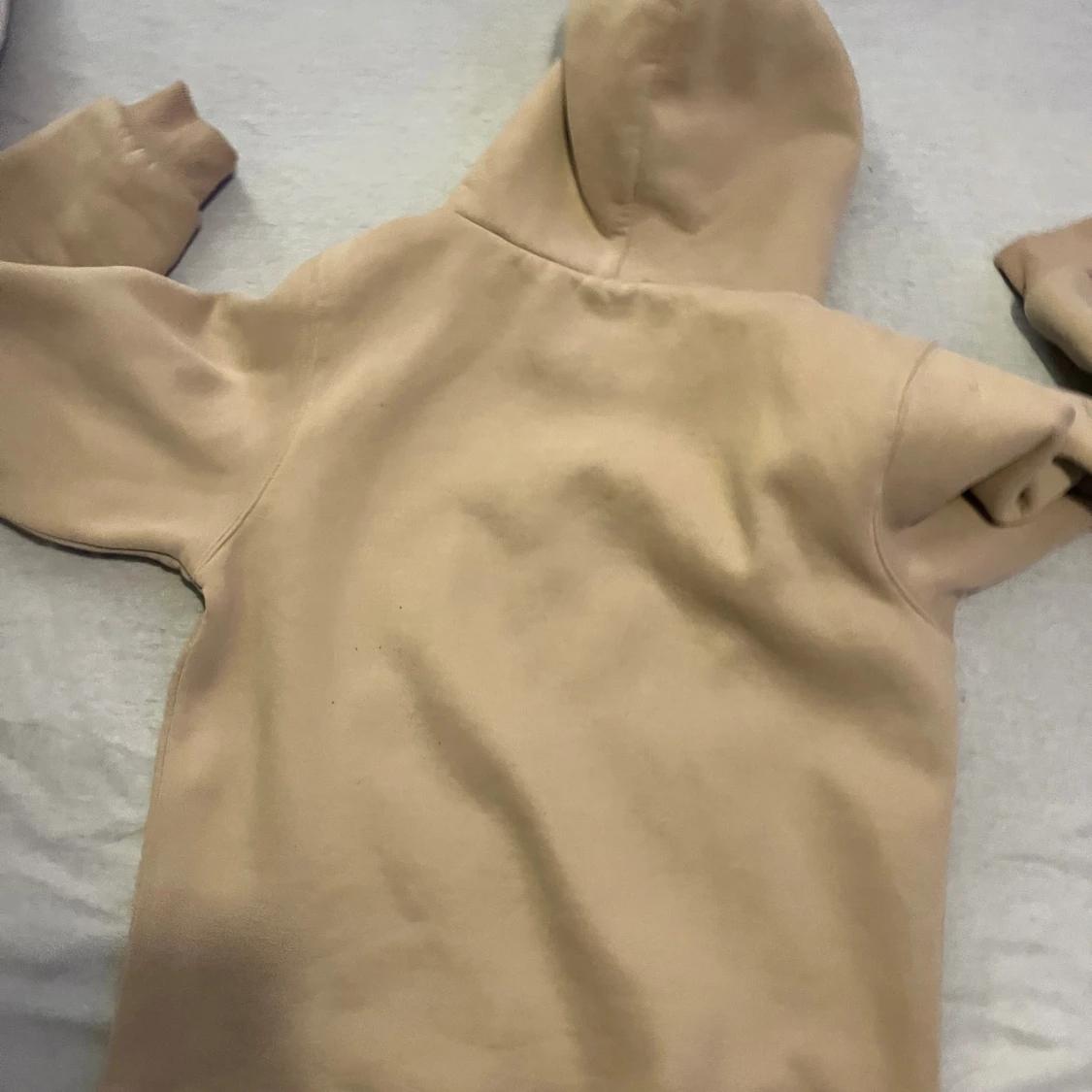 Beige hoodie från Nike med huva - 2