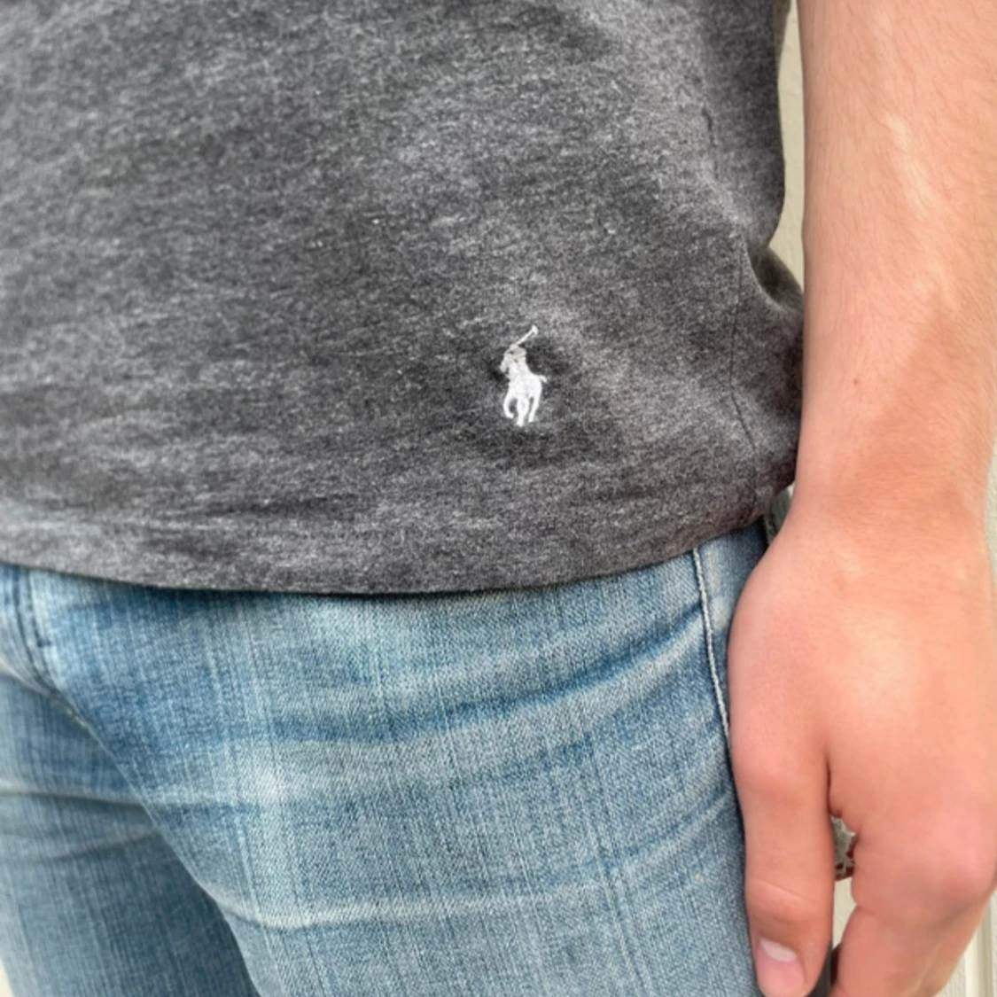 Grå T-shirt från Ralph Lauren - 1