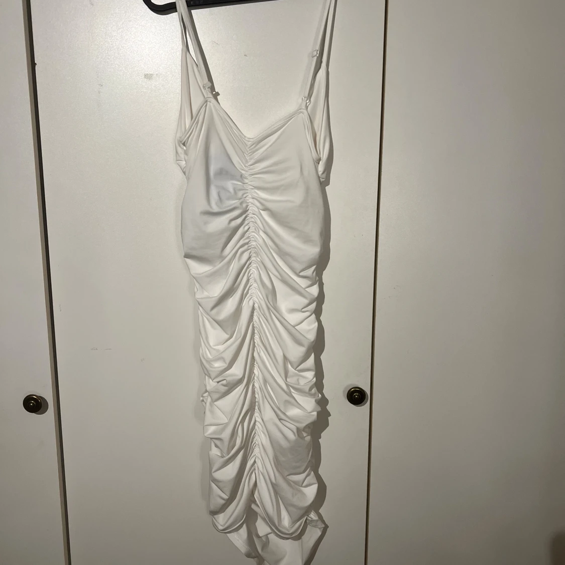 Vit omlottklänning från Shein M - 2