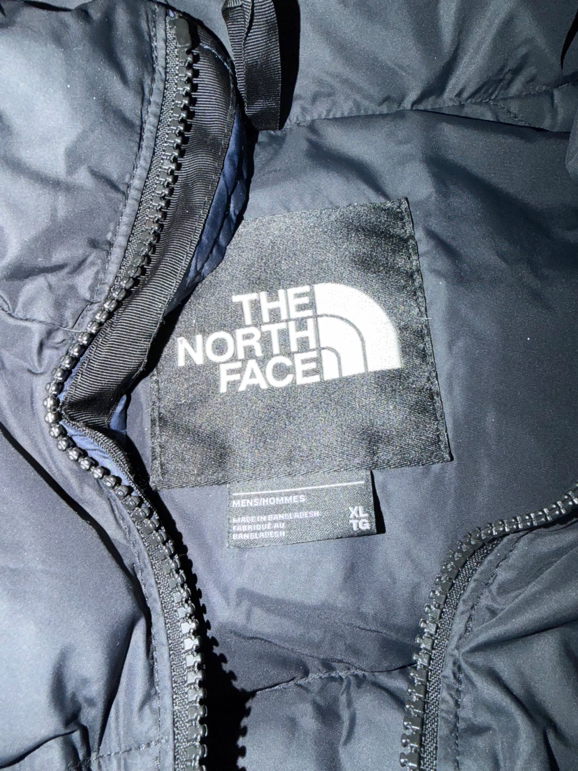 Blå pufferjacka från The North Face XL - 2