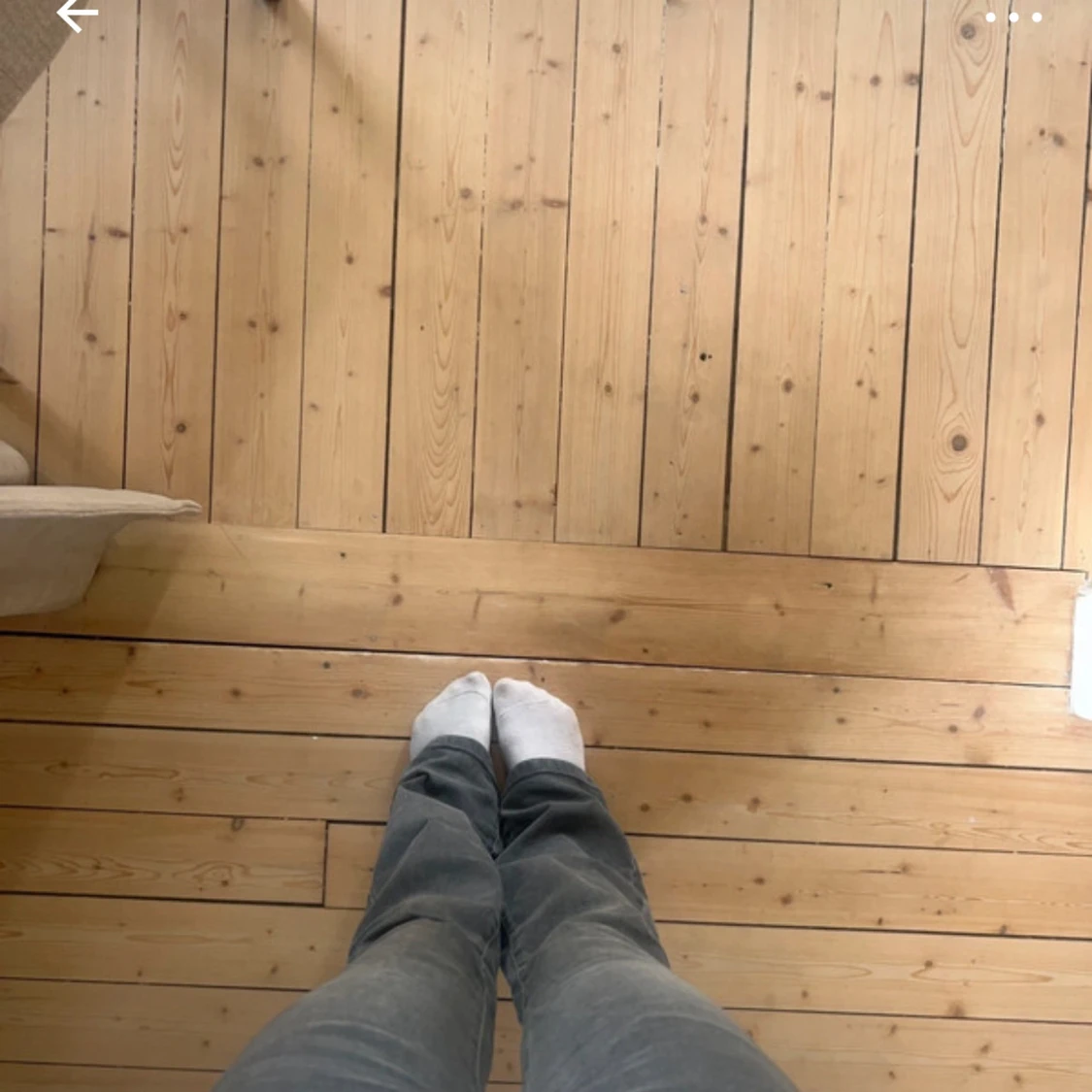Grå bootcut jeans Low waist  - 2