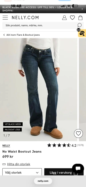 no waist jeans nelly - Dessa jätte populära no waist jeans från nelly i deras hyfsat nya färg. Jag har använt de en gång och de kommer aldrig till användning därav säljer jag dom istället. 