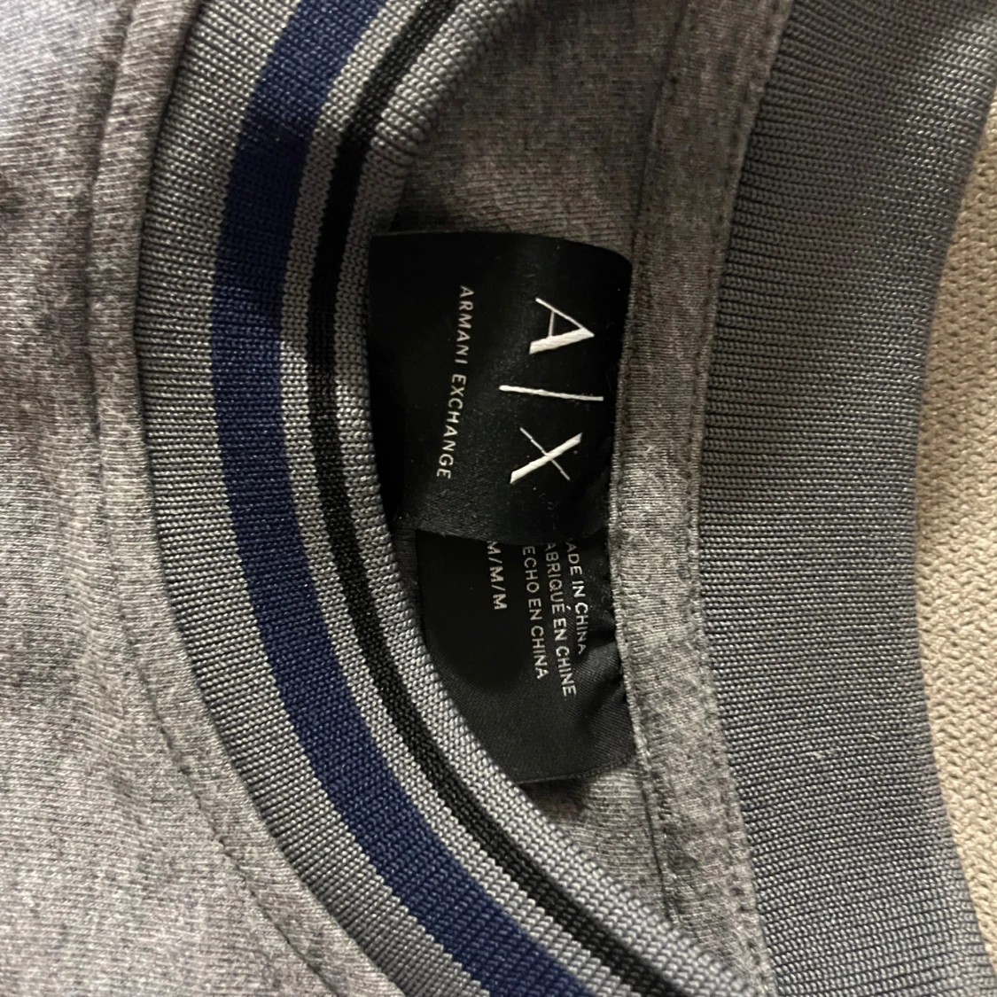 Armani Exchange Grå långärmad tröja - 1