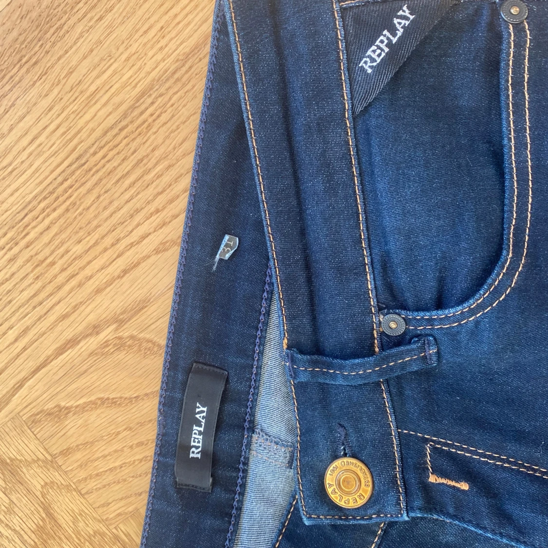 Replay Anbass jeans mörkblå - 1