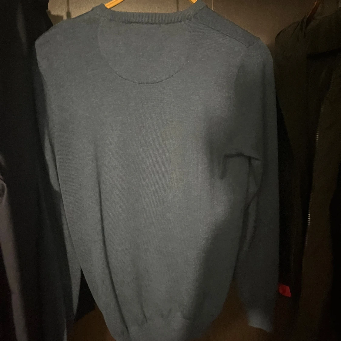 Blå stickad tröja från Polo Ralph Lauren - 1