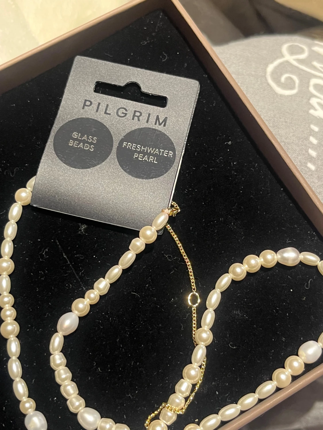 Pilgrim halsband med sötvattenpärlor - 1