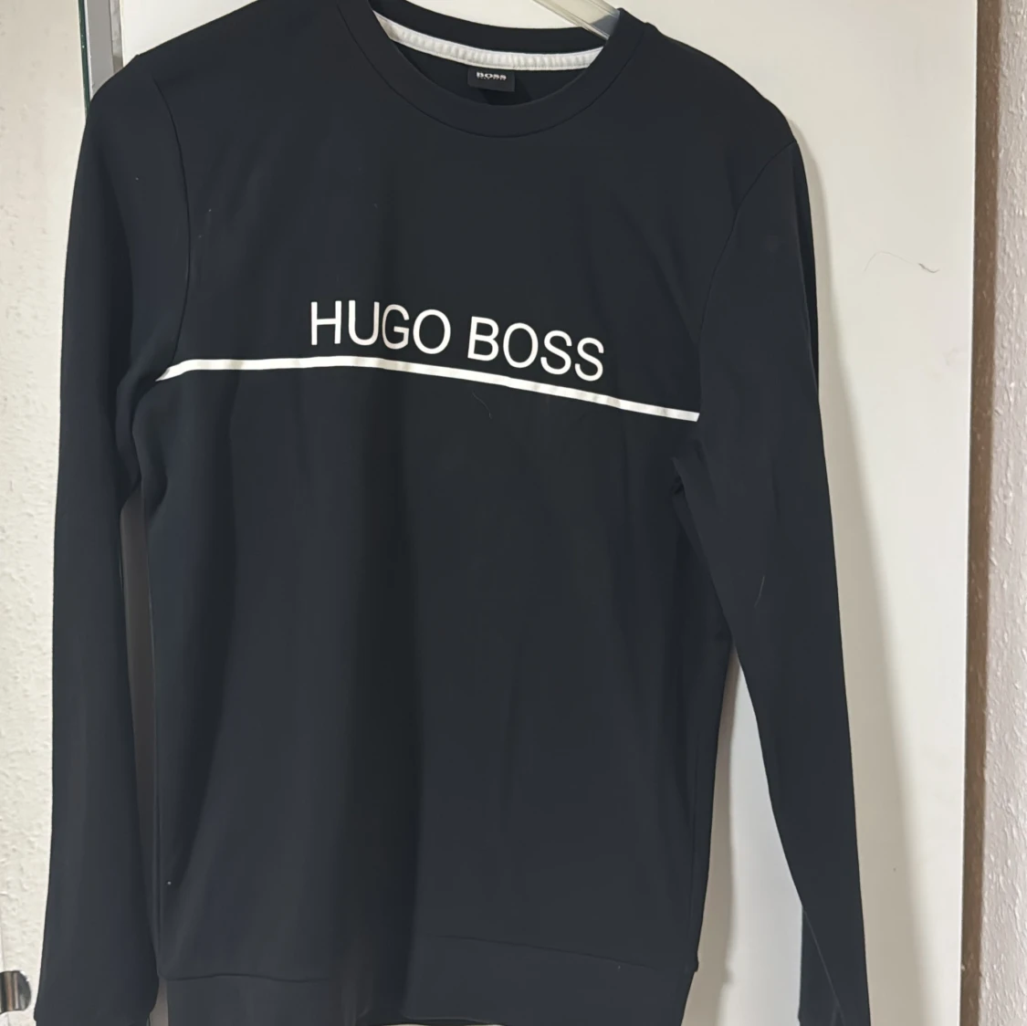 Svart långärmad tröja Hugo Boss