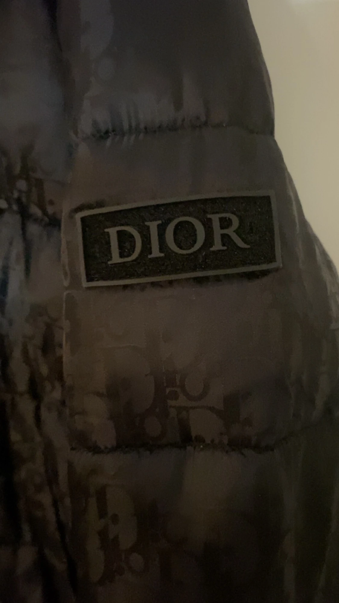 Svart pufferjacka från Dior - 3