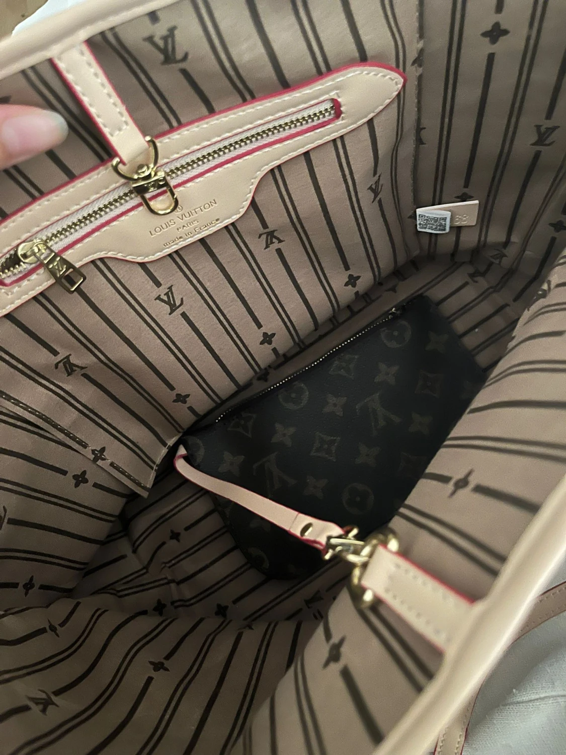 Louis Vuitton Neverfull monogramväska - 5
