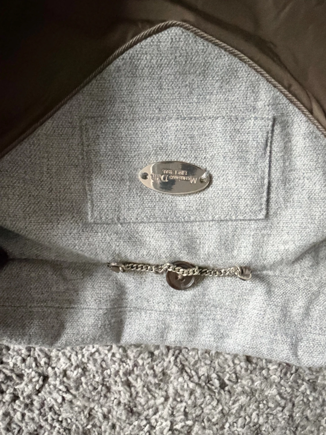 Grå kavajjacka från Massimo Dutti - 2