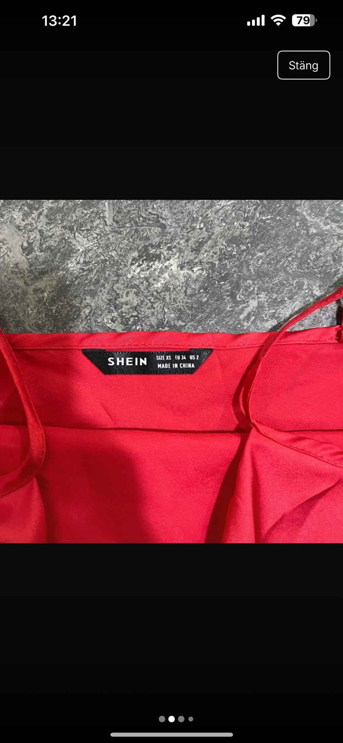 Röd satin linnetopp från SHEIN - 1