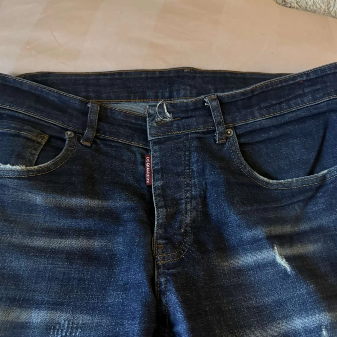 Dsquared2 Icon blå slitna jeans W32 - 1