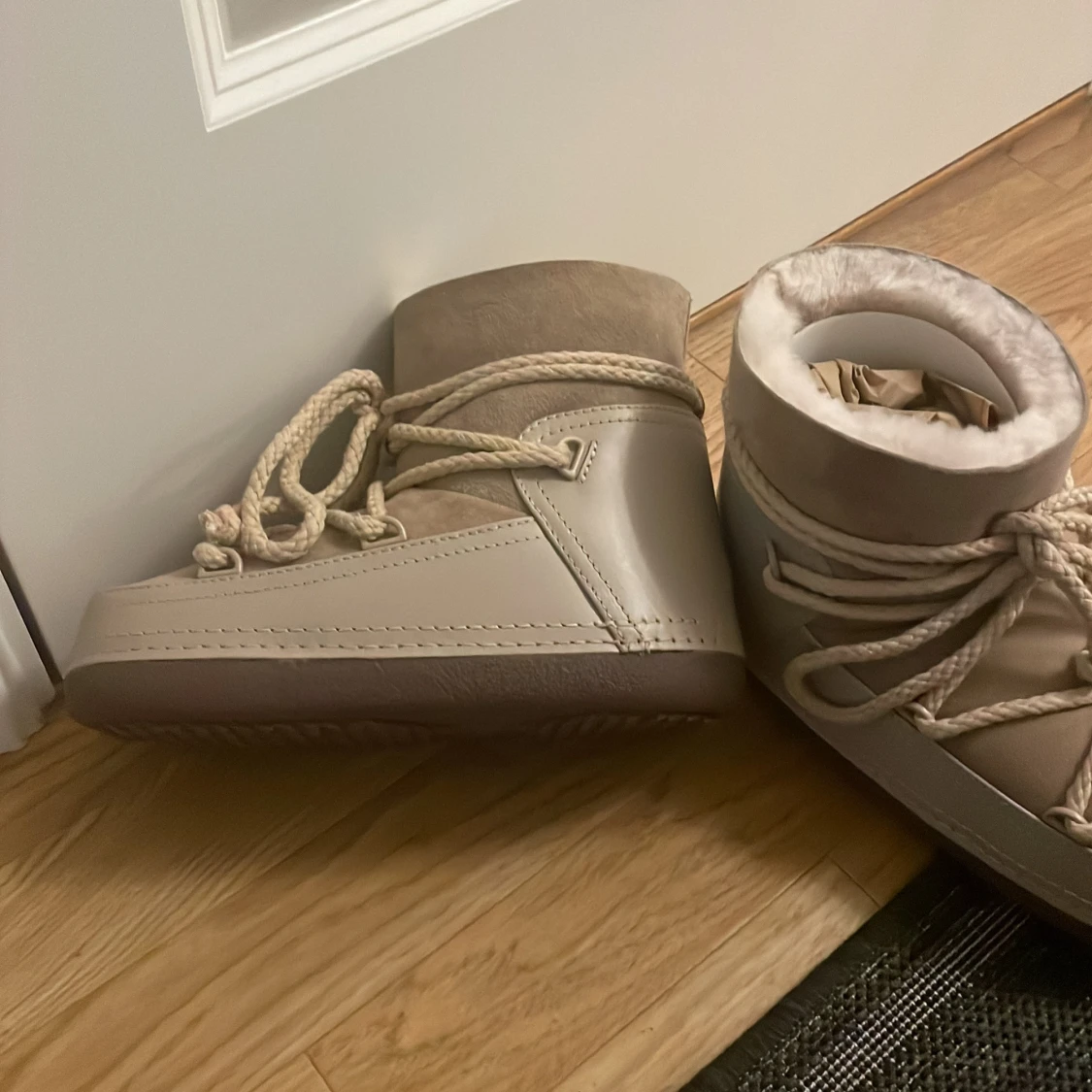 Beige vinter skor från Inuikii - 3