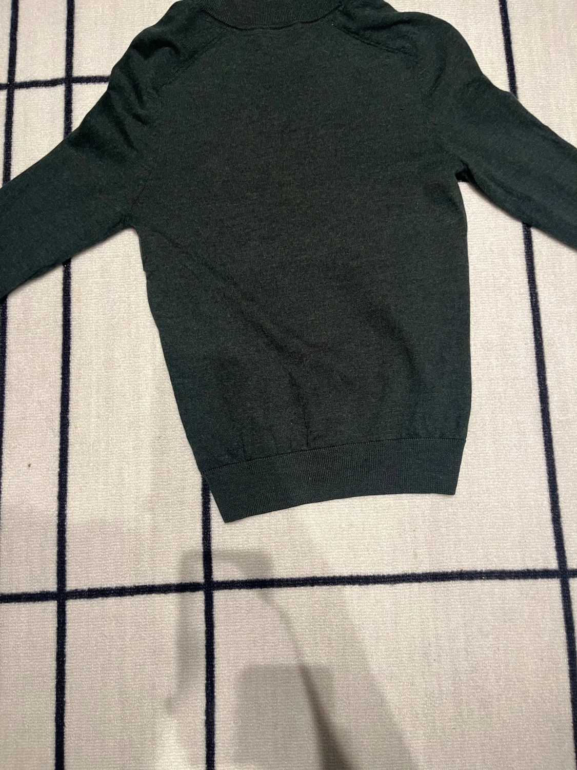 Mörkgrön stickad tröja från Morris  - 3