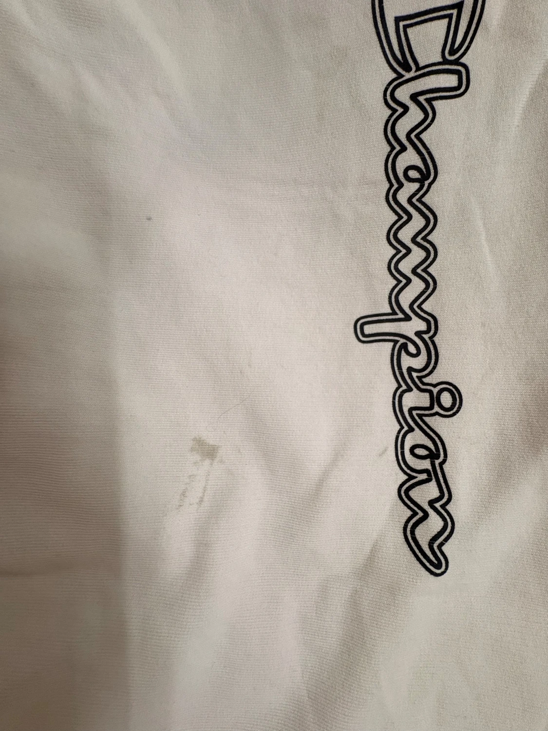 Vit Champion sweatshirt i medium - 1