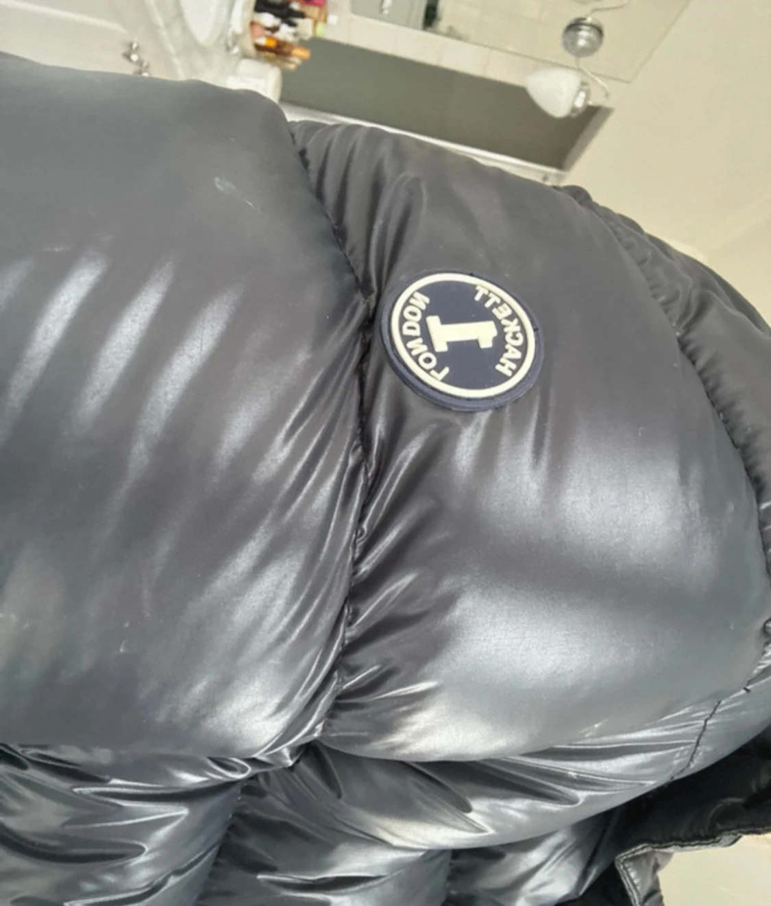 Blå pufferjacka från Hackett London - 3