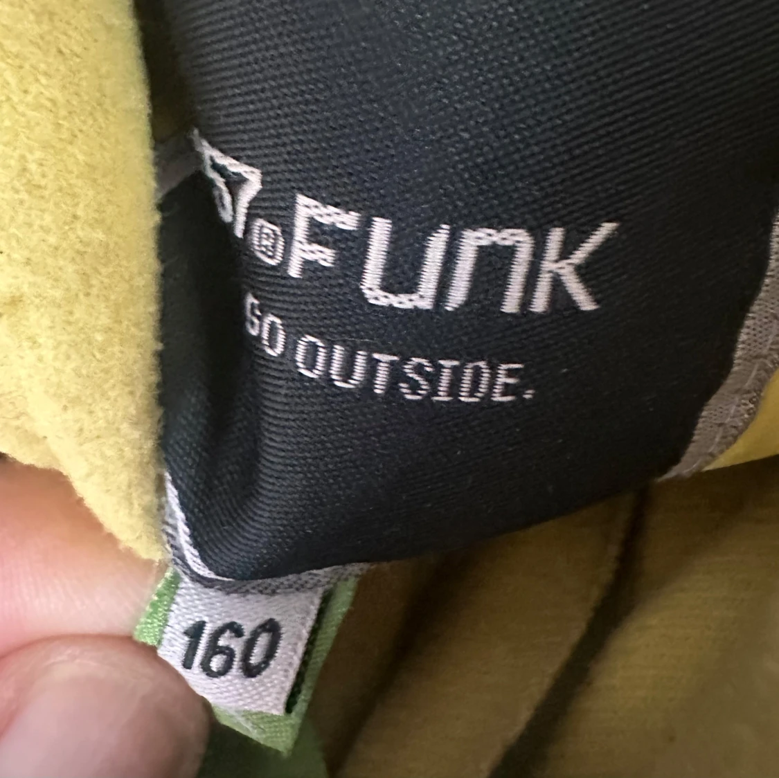 Grön skidjacka från 157 Funk, strl 160 - 2