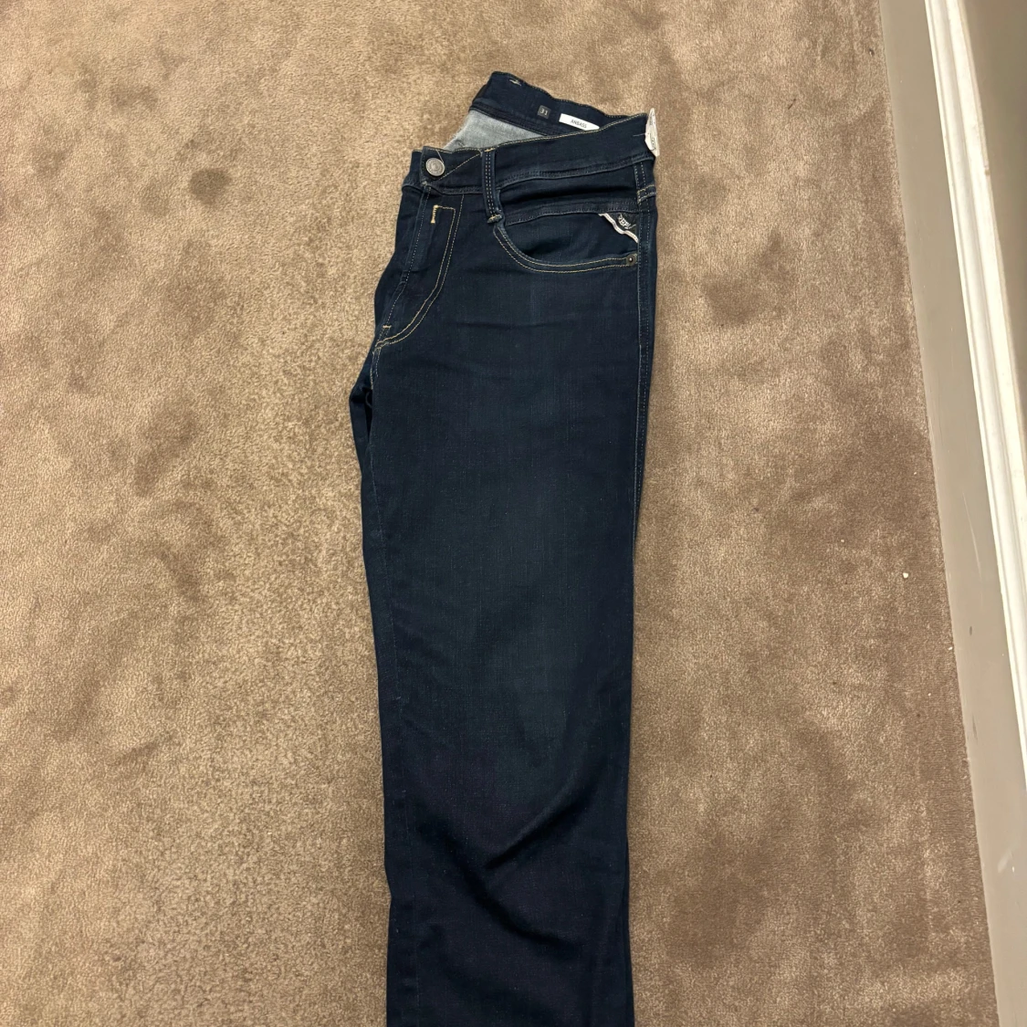 Mörkblå replay anbass jeans - 2