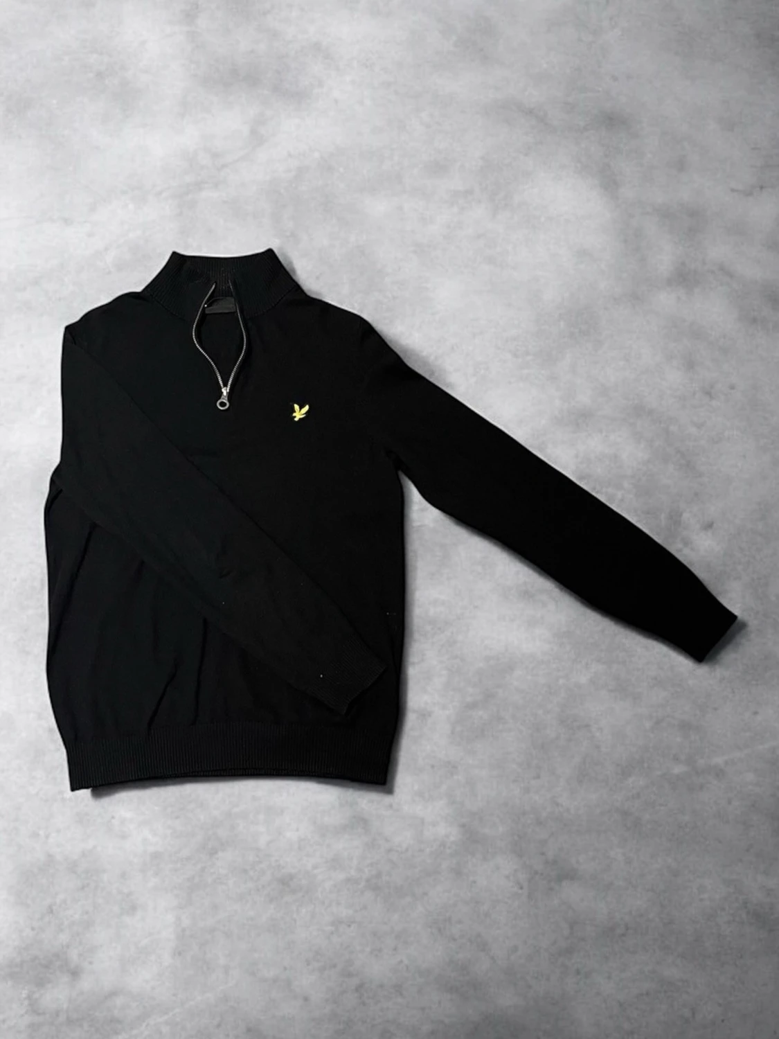Svart halvzip-tröja från Lyle & Scott