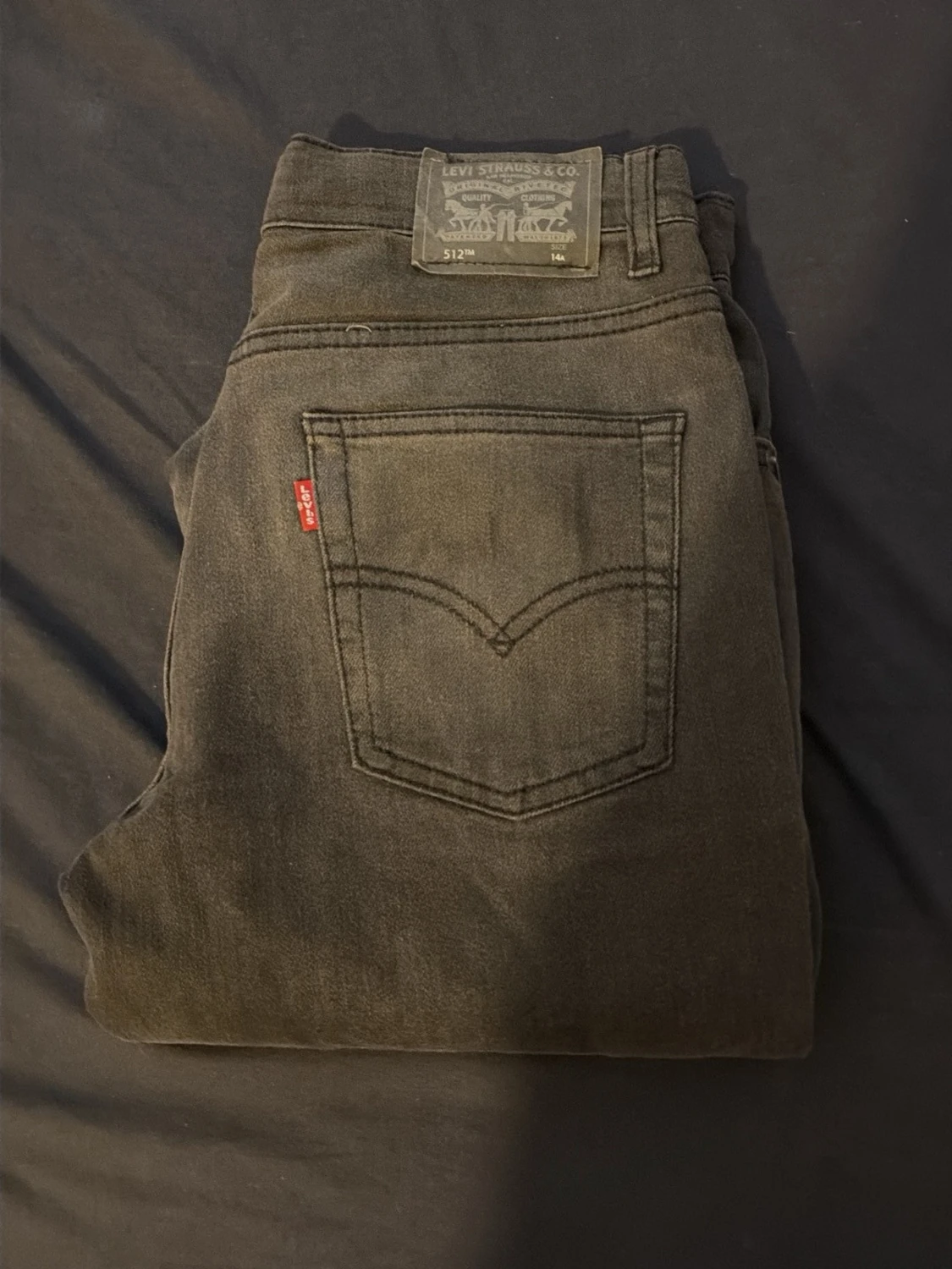Svarta Levi's 512 Slim Jeans