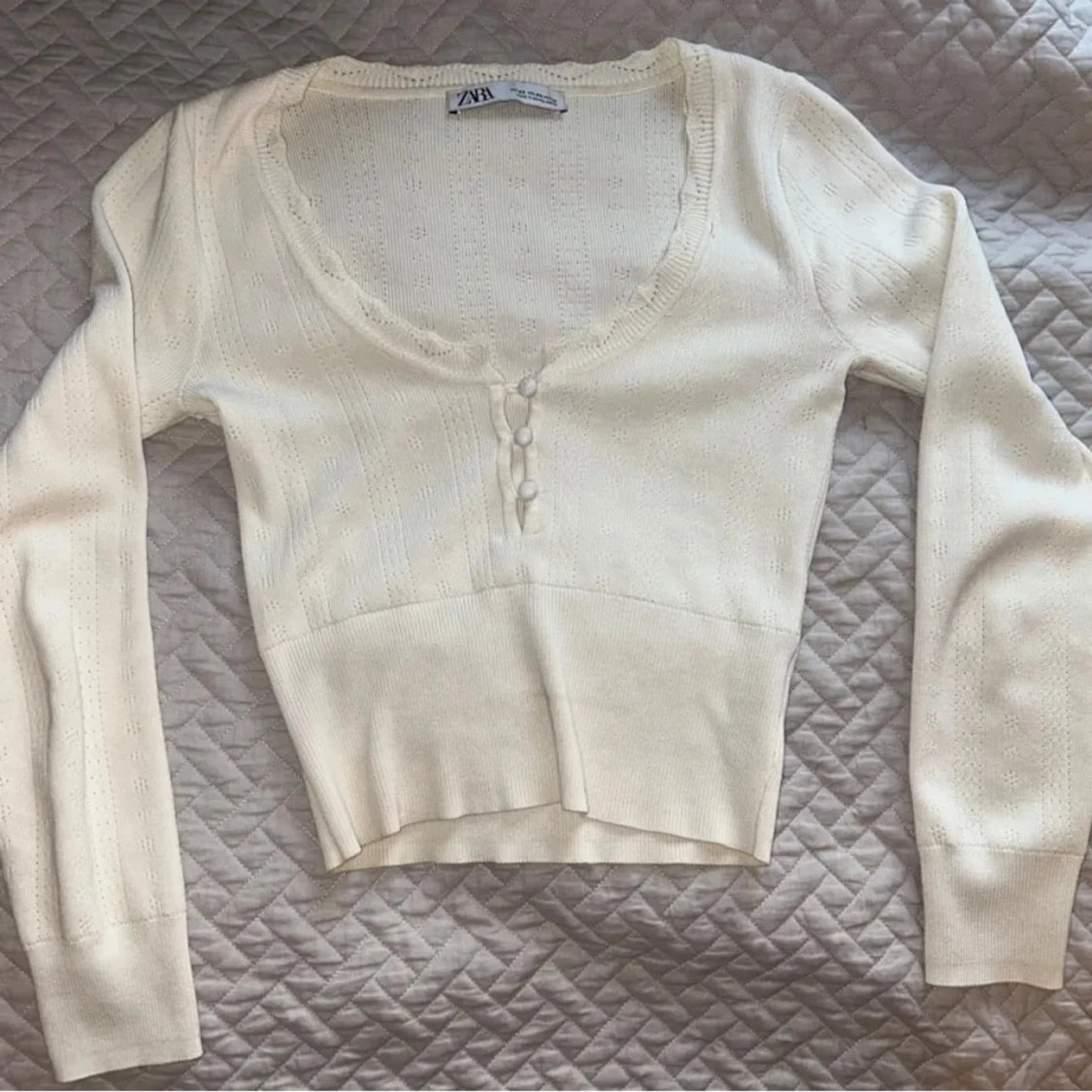Vit topp zara - 2