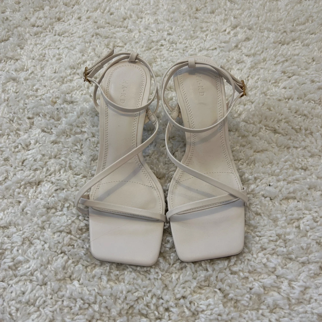 Hourglass högklackade skor - vit - 3