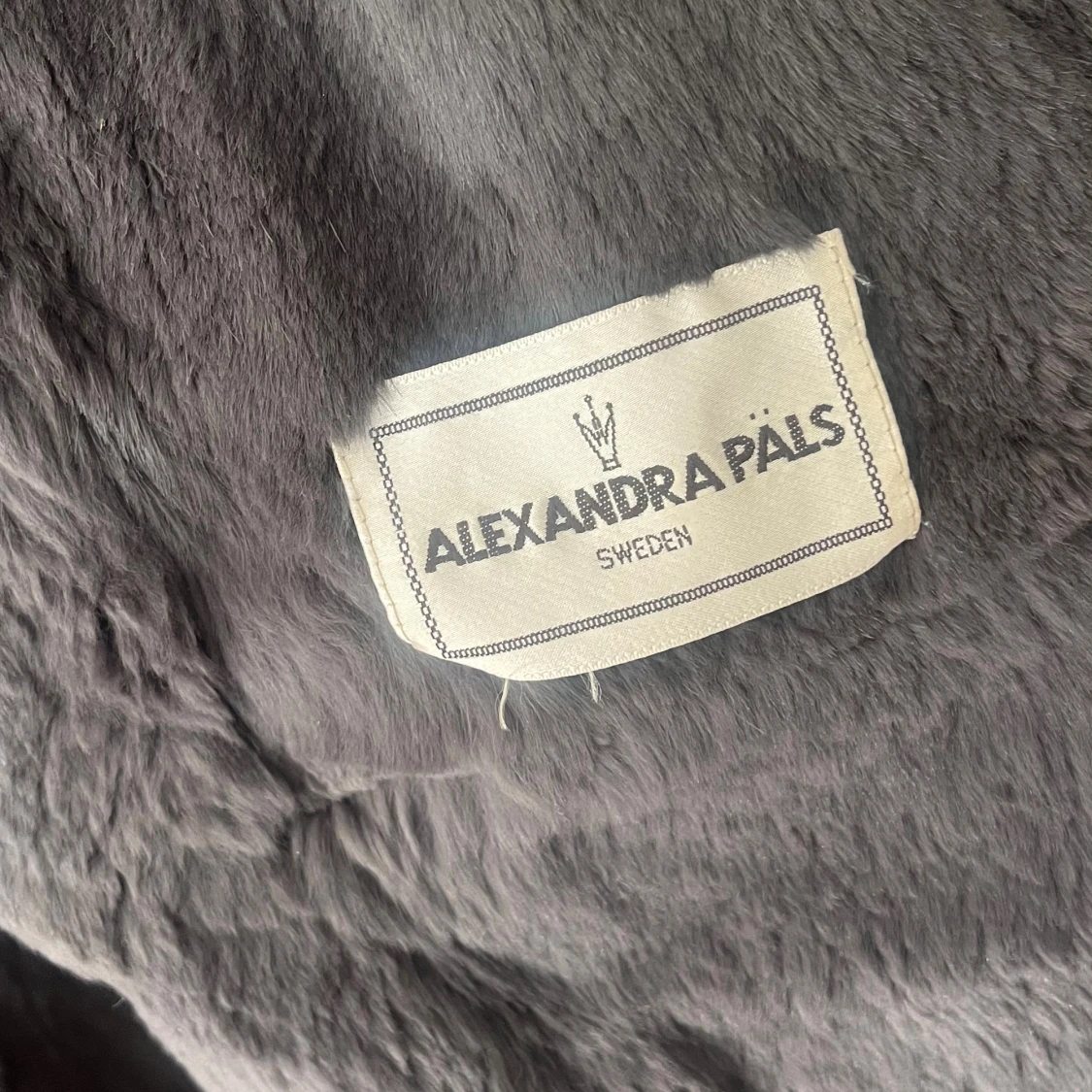 Lång pälsfodrad kappa Alexandra Päls - 2