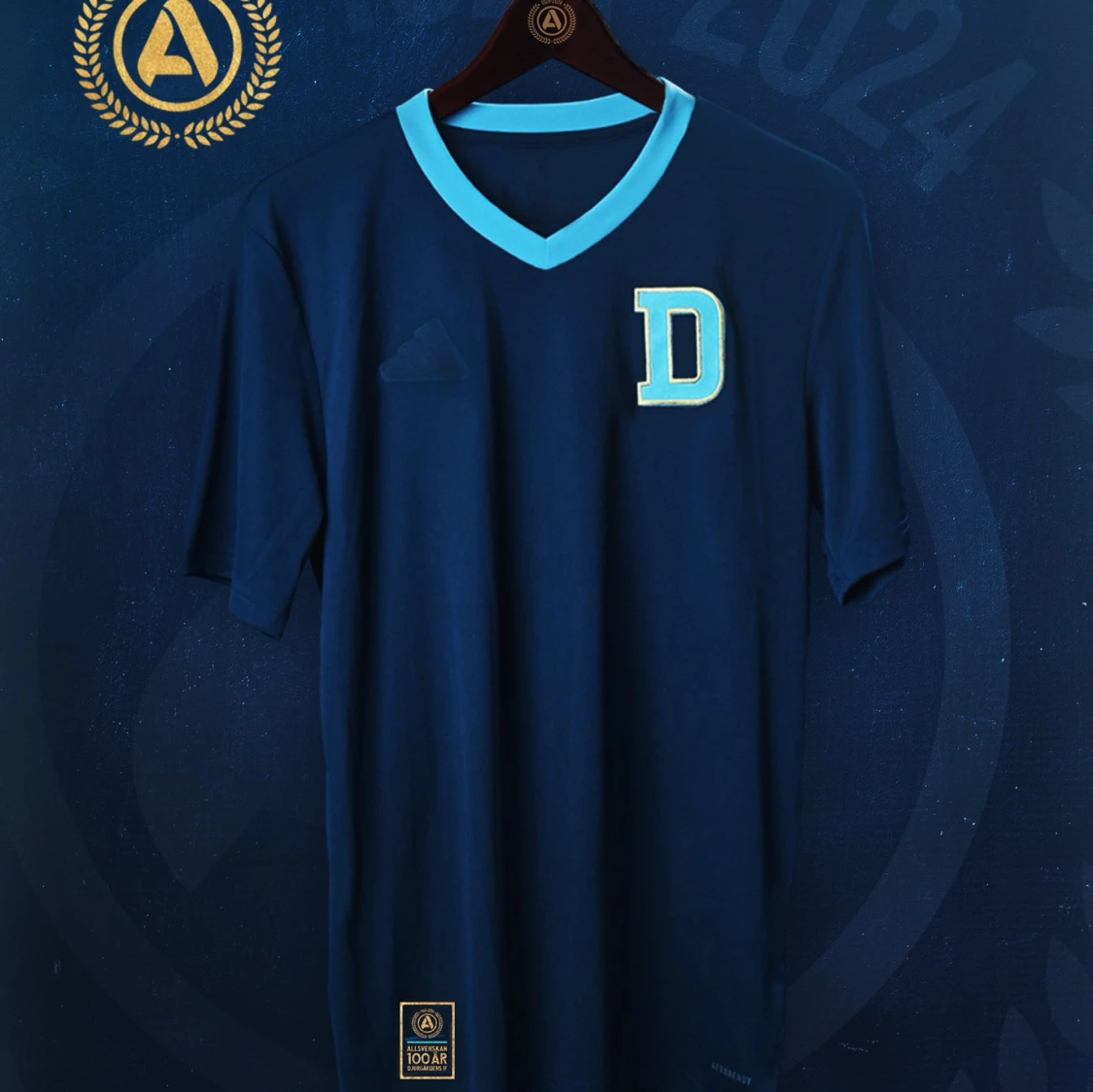 SÖKER denna i strl L, Djurgården jubileumströja