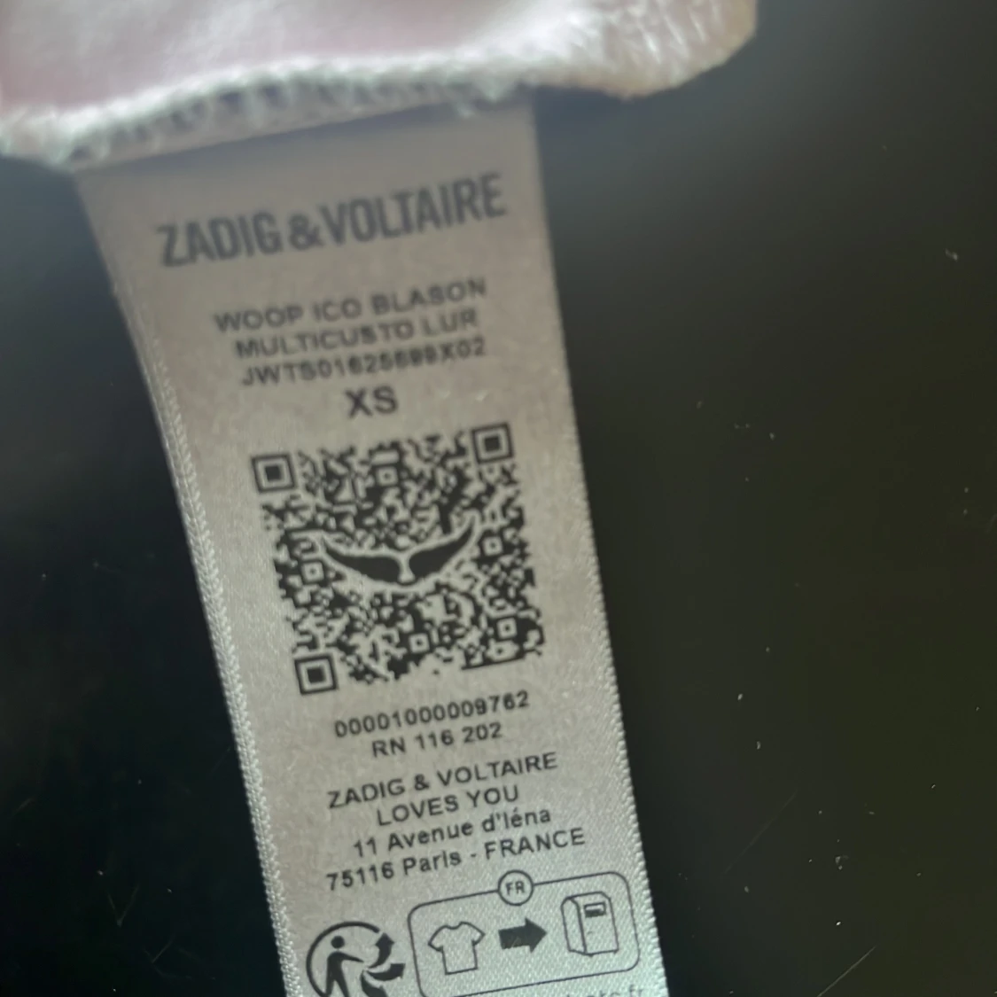 Ljusrosa Zadig & Voltaire t-shirt XS - 3