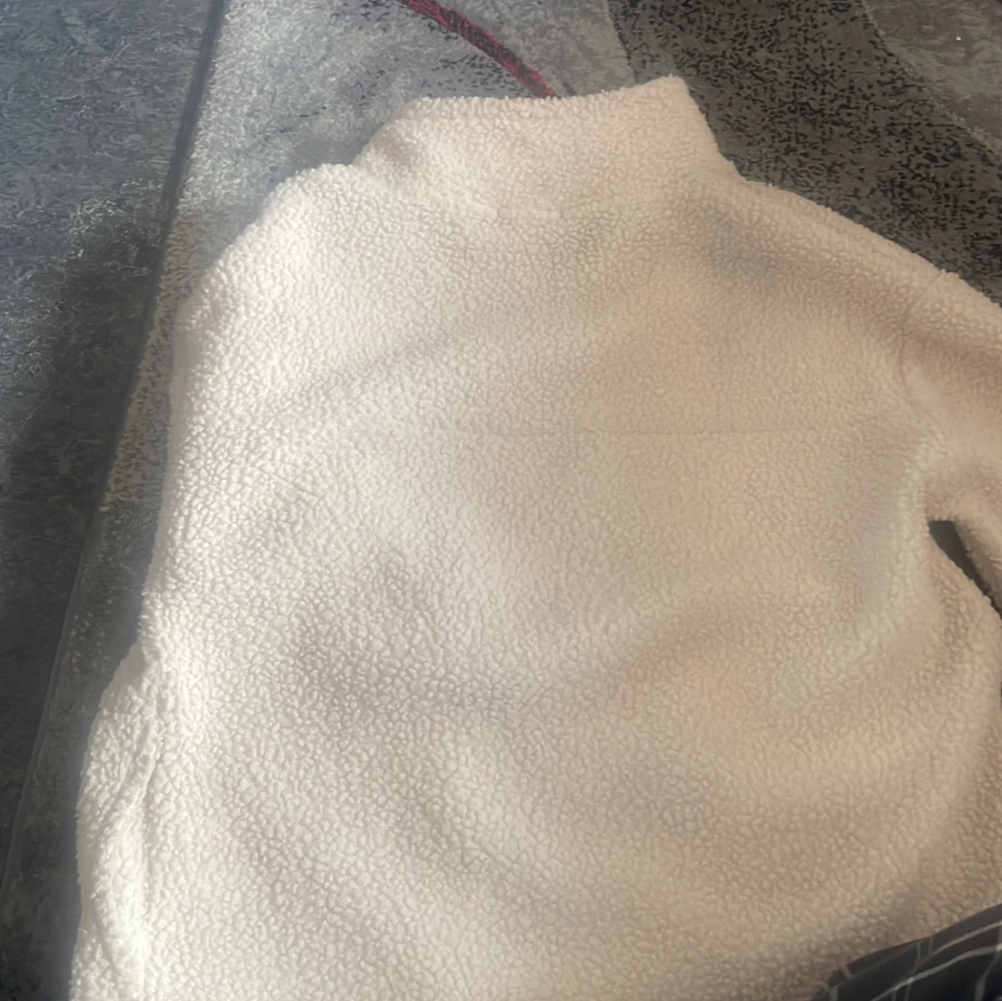 Vit teddyjacka från Amisu XS - 1