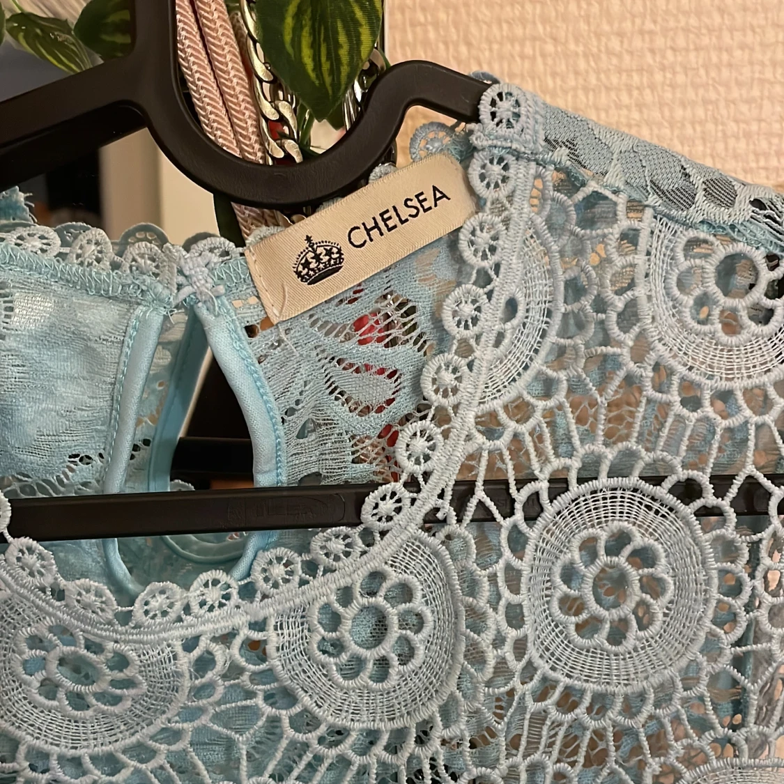 Ljusblå spetsblus från Chelsea - 2
