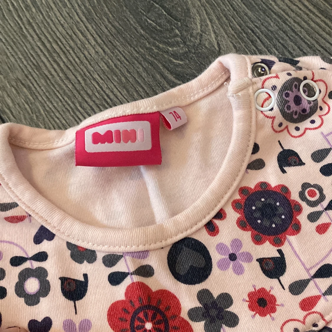 Blommig långärmad tröja MINI 74 - 1