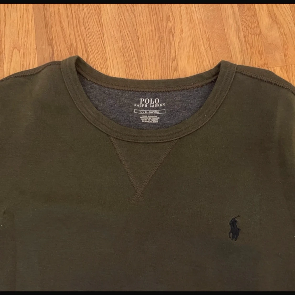 mörkgrön Ralph Lauren crewneck sweatshirt - 2