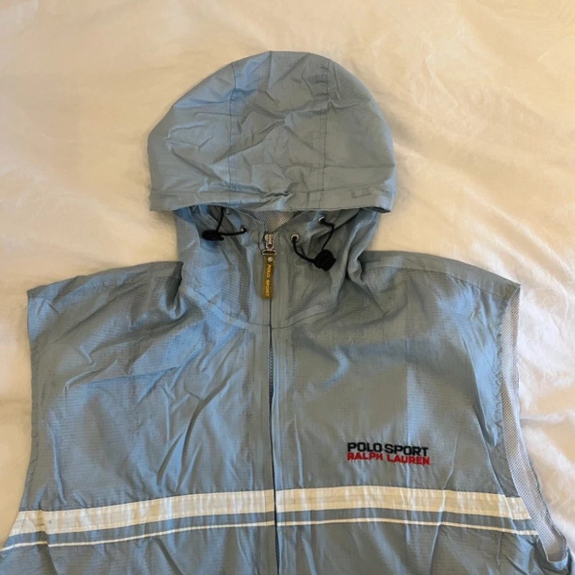Polo Ralph Lauren Sport windbreaker ljusblå väst 
