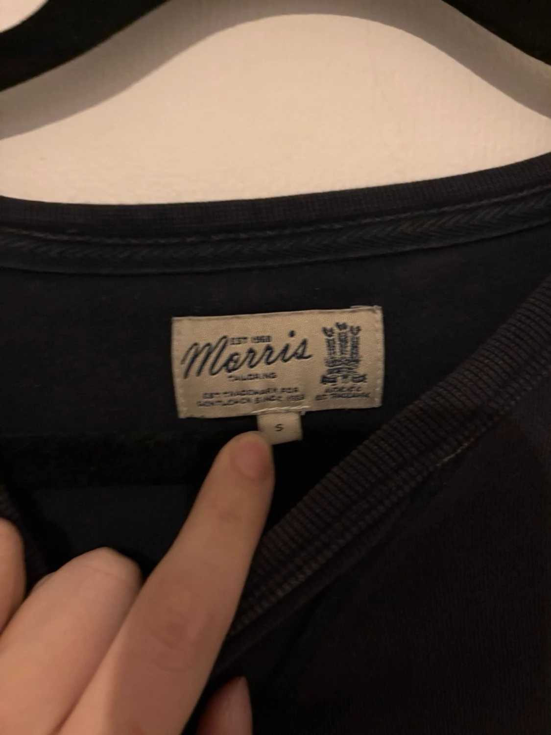 Svart sweatshirt från Morris - 3
