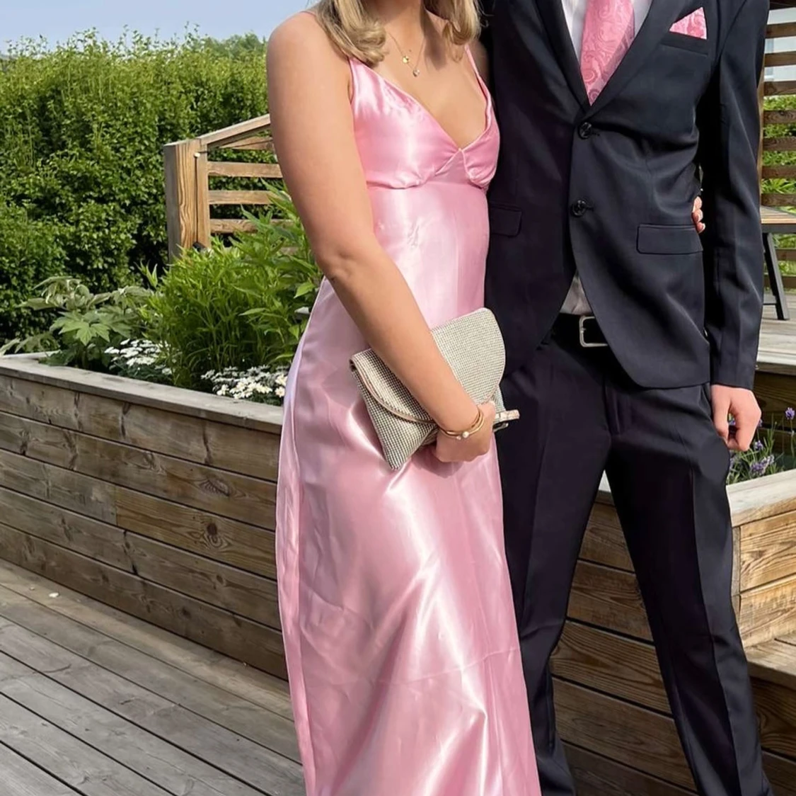 Ljusrosa balklänning - 1