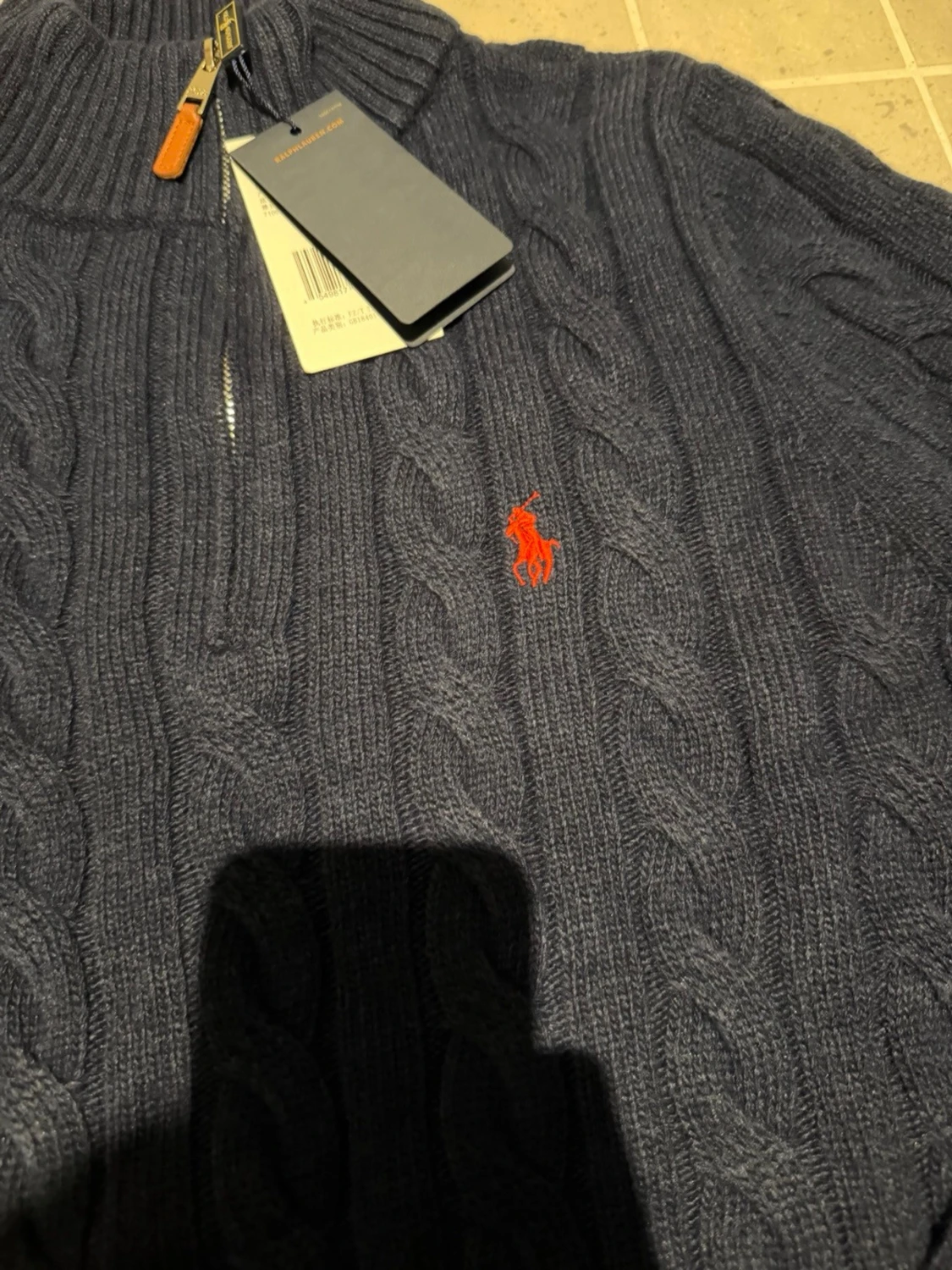 Ralph lauren halv zip - 1