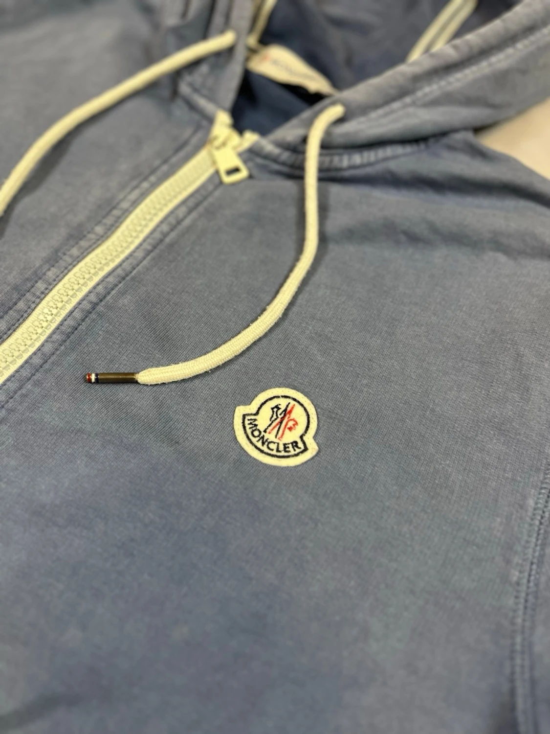 Moncler Maglia Cardigan – Ljusblå – Strl M - 1