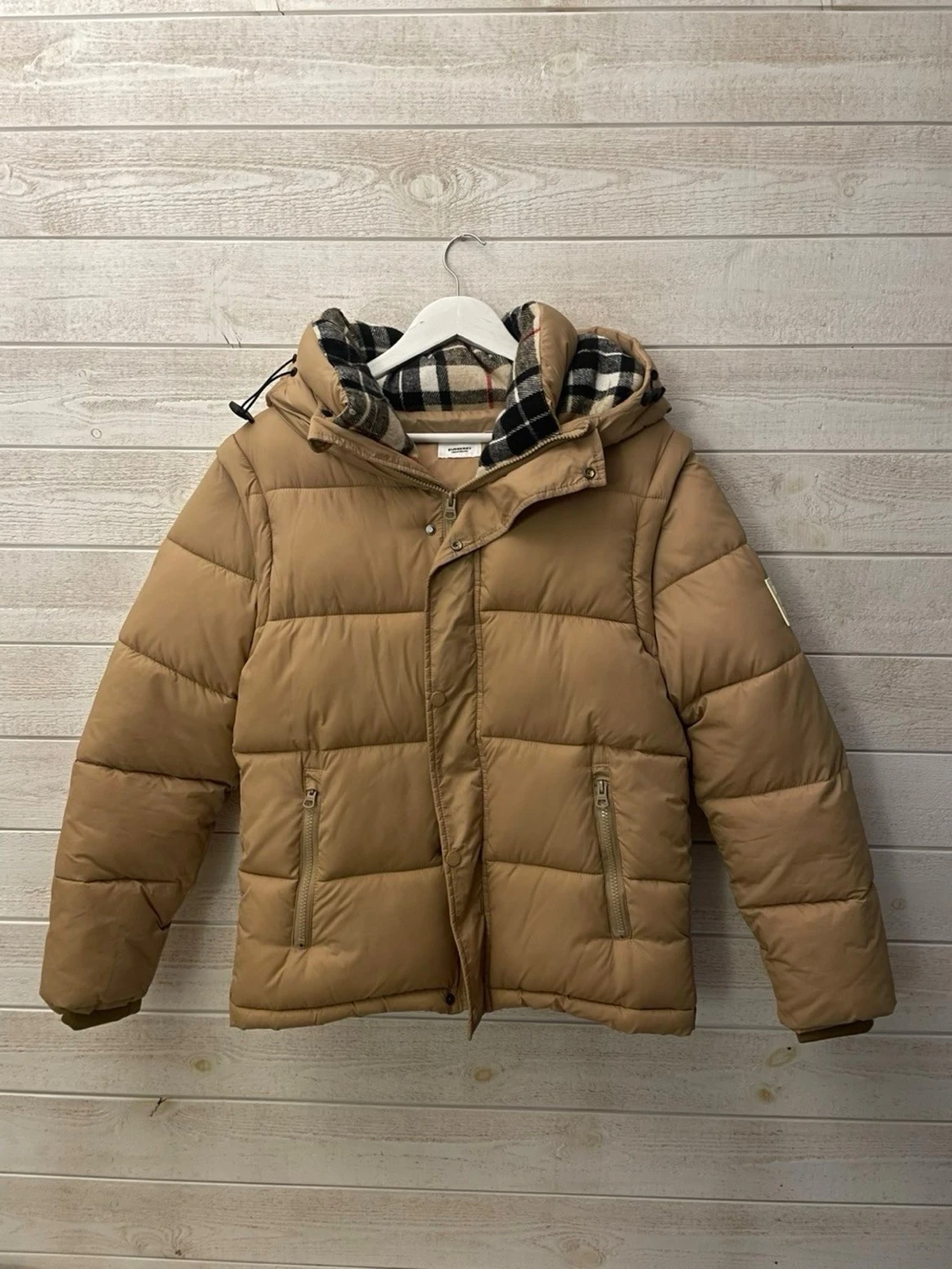 Beige pufferjacka från Burberry - 4