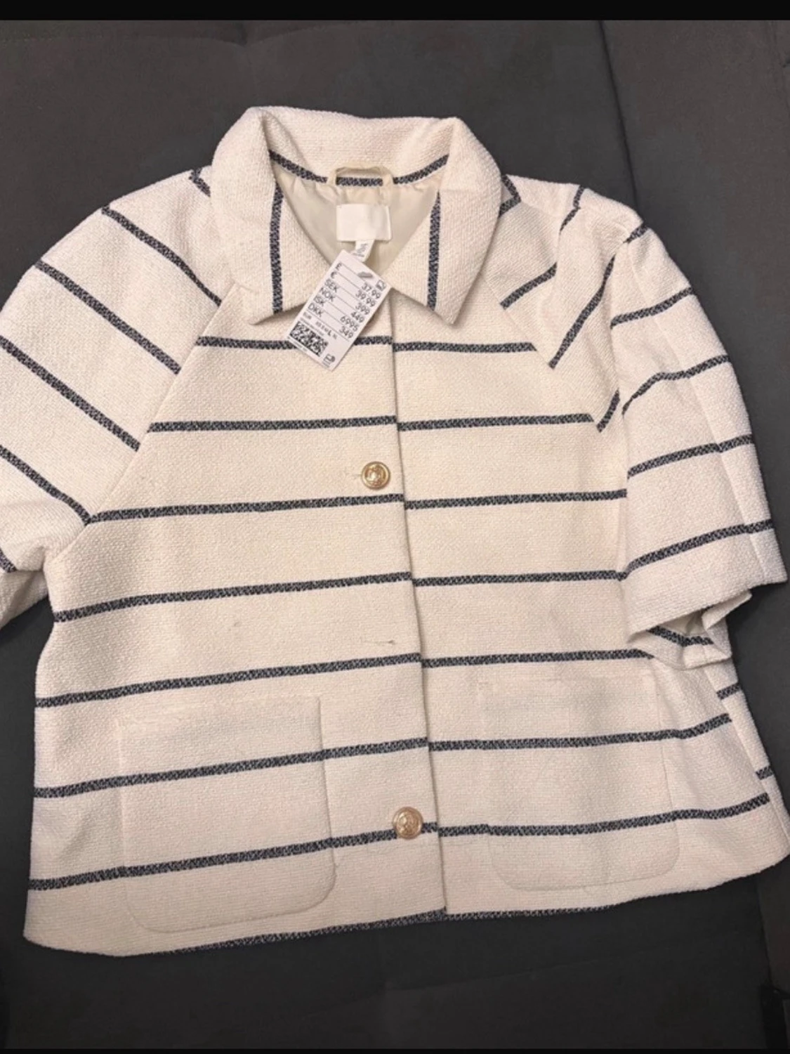 Randig overshirt från H&M - 6